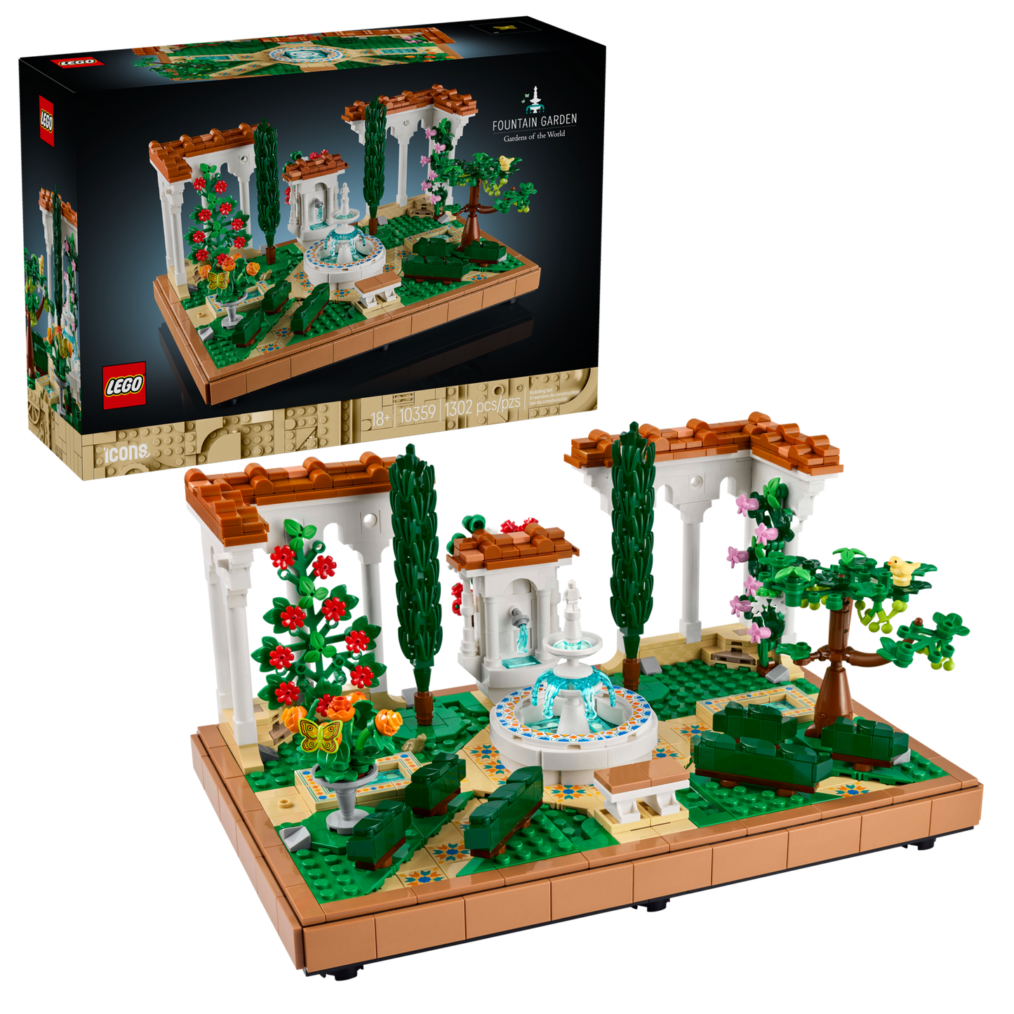 LEGO 10359 Il giardino della fontana