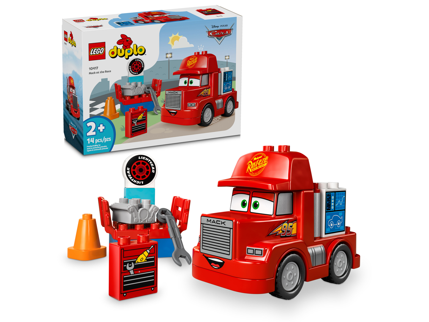 LEGO 10417 Mack al circuito