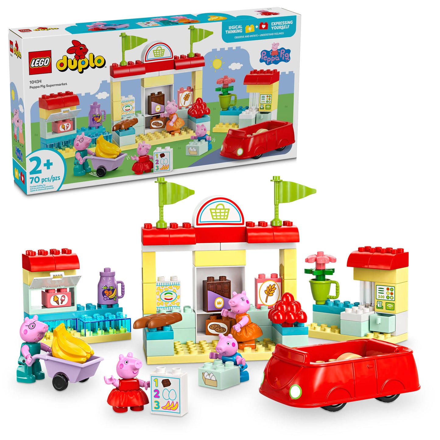 LEGO 10434 Il supermercato di Peppa Pig