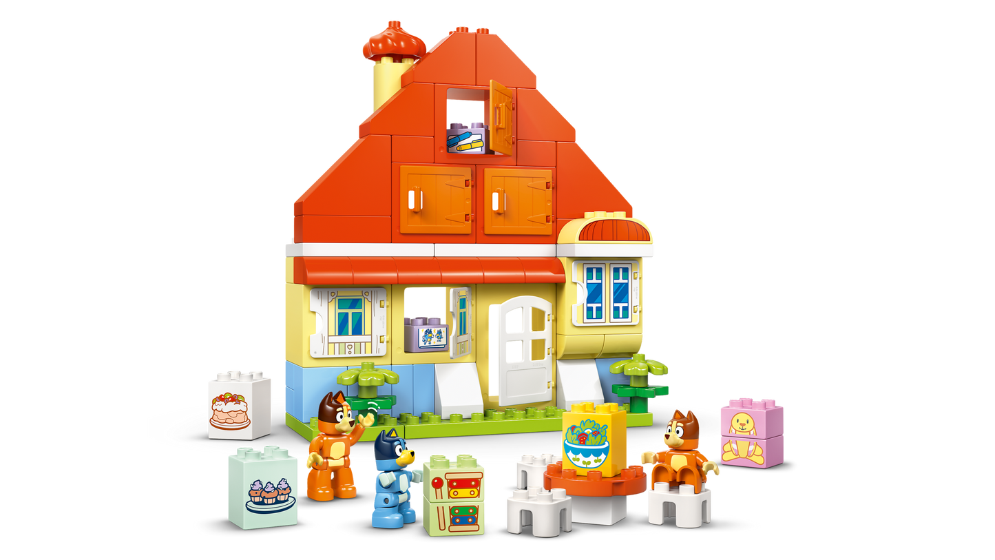 LEGO 10459 Casa della Famiglia di Bluey con gioco di memoria