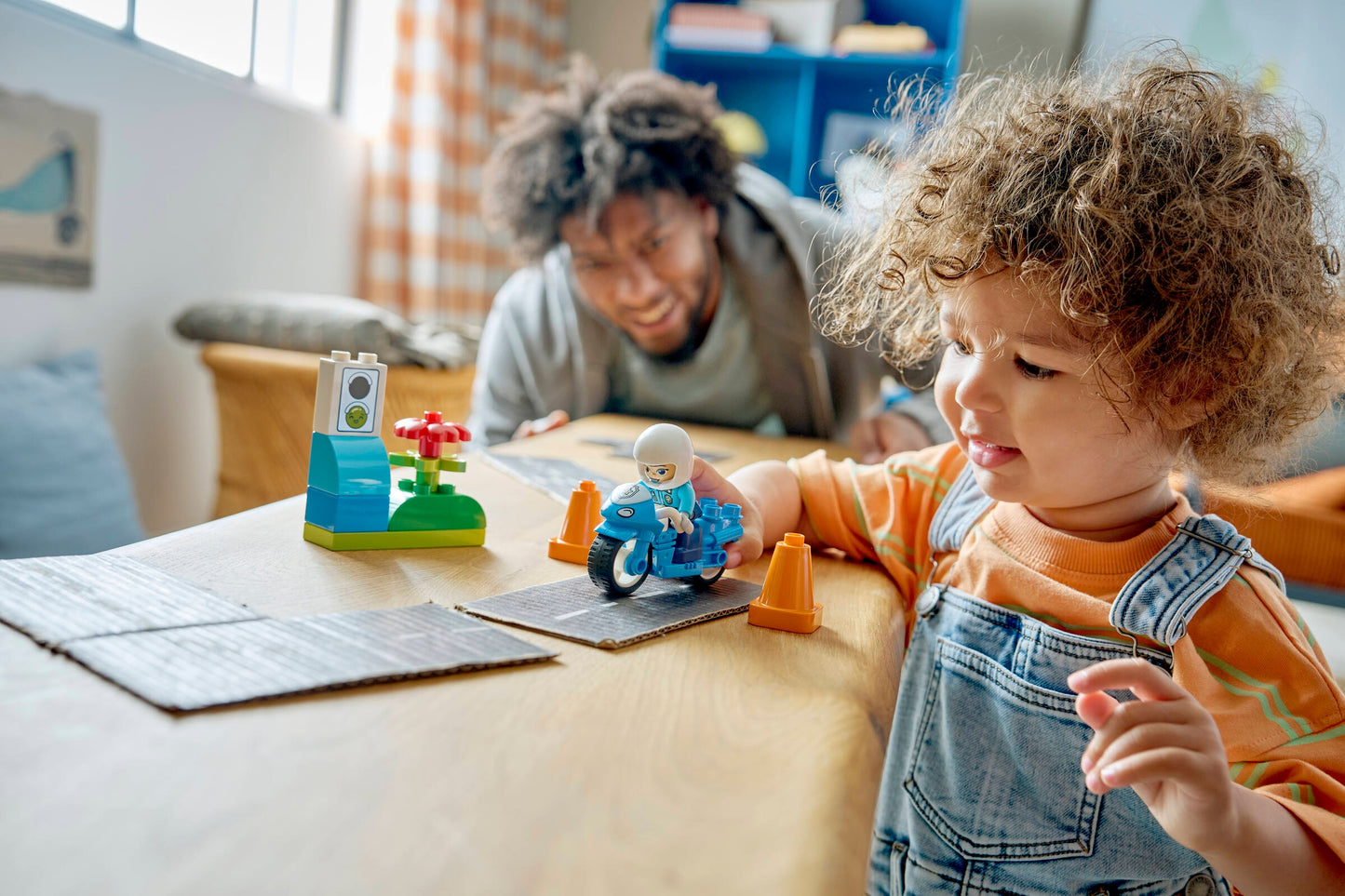 LEGO 10471 Motocicletta blu della Polizia