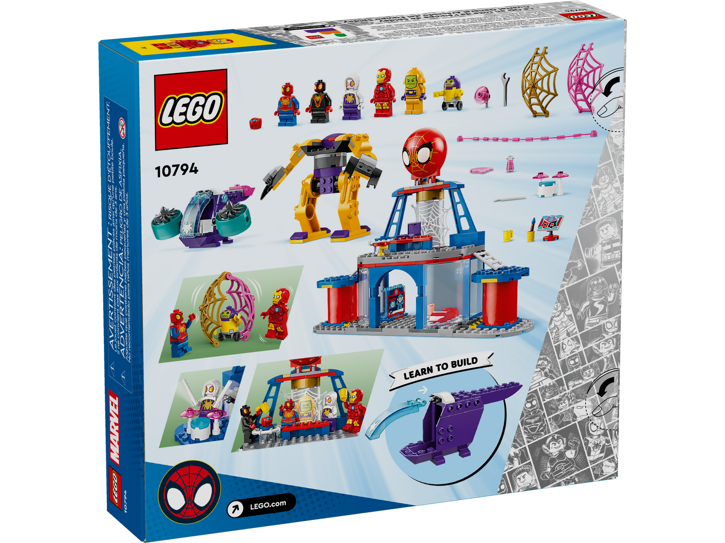 LEGO 10794 Quartier generale di Team Spidey