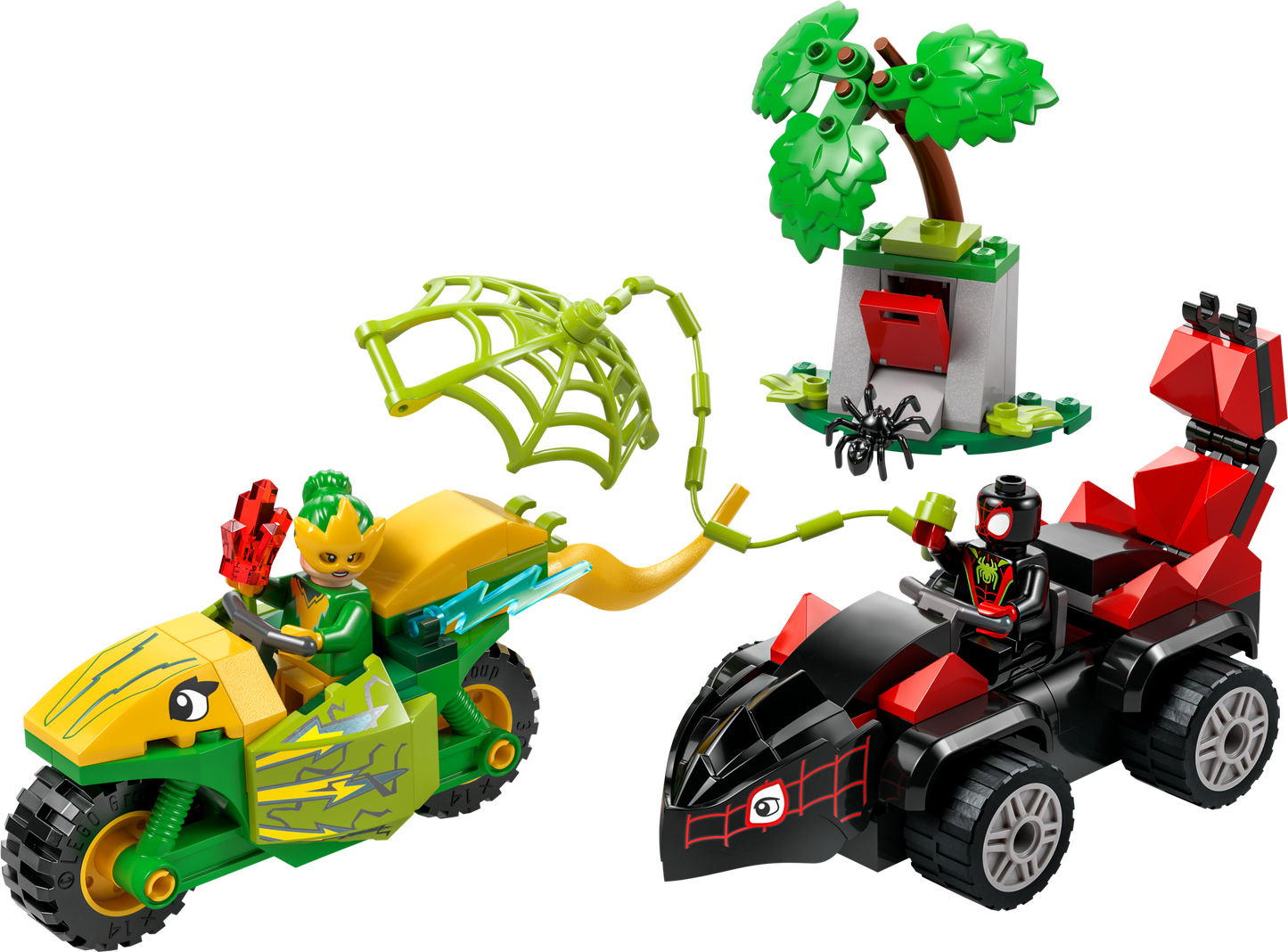 LEGO 11198 Inseguimento sui dino-veicoli di Spin ed Electro