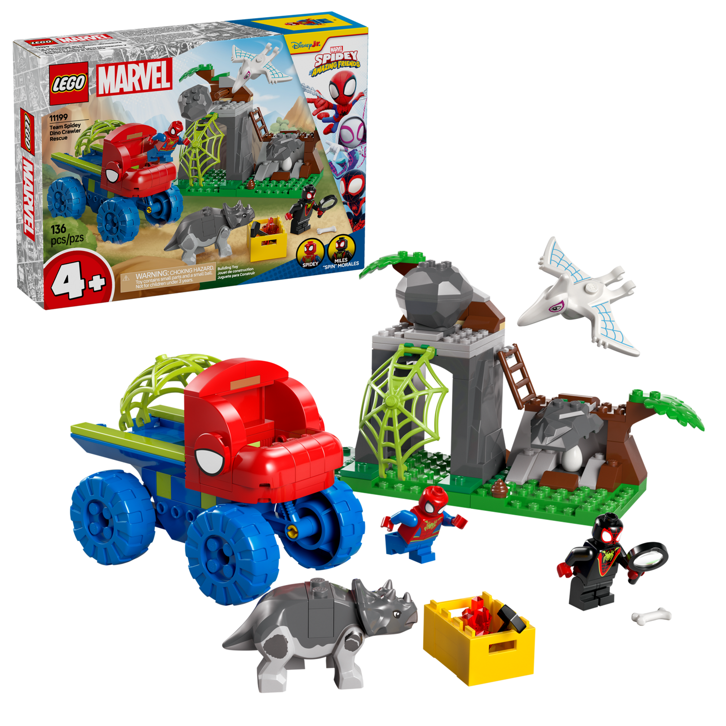 LEGO 11199 Team Spidey: salvataggio su dino-ruspa
