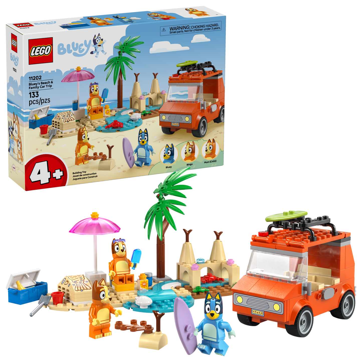 LEGO 11202 Vacanza sulla spiaggia della famiglia di Bluey