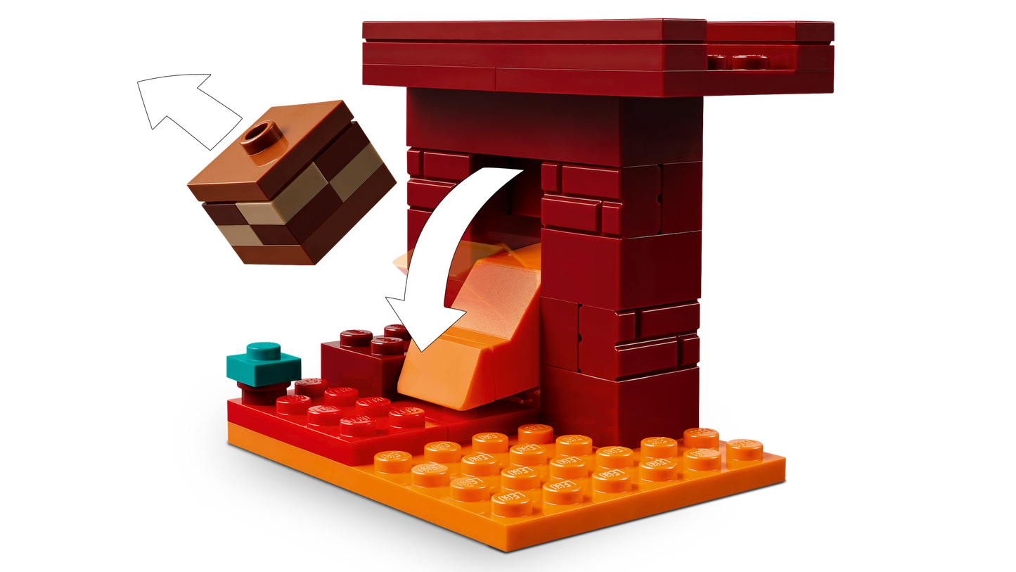LEGO 21266 Battaglia sul ponte del Nether