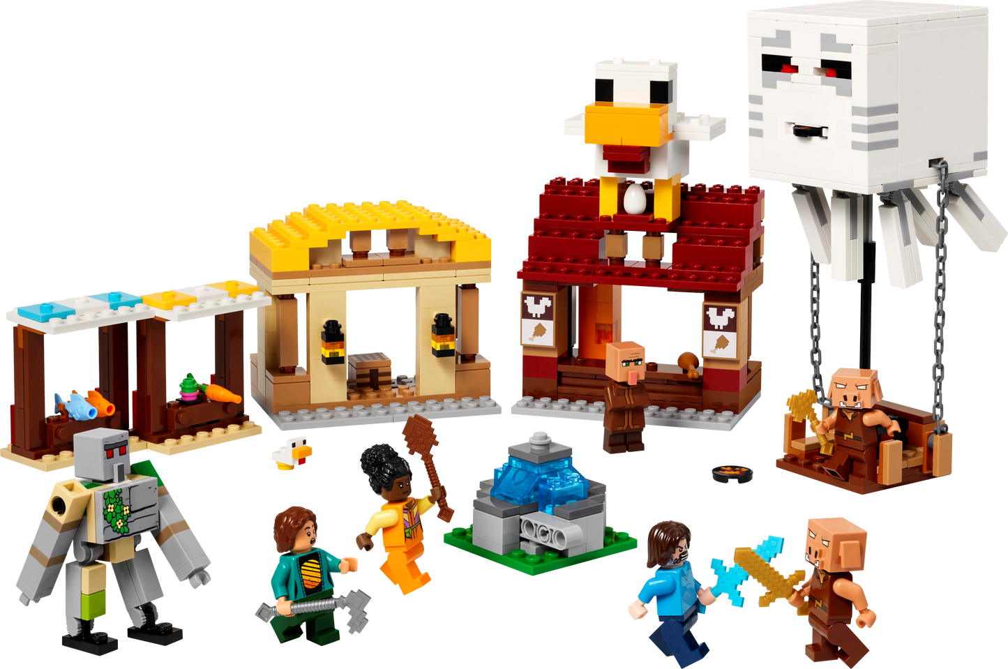 LEGO 21273 Attacco al villaggio del Ghast-pallone