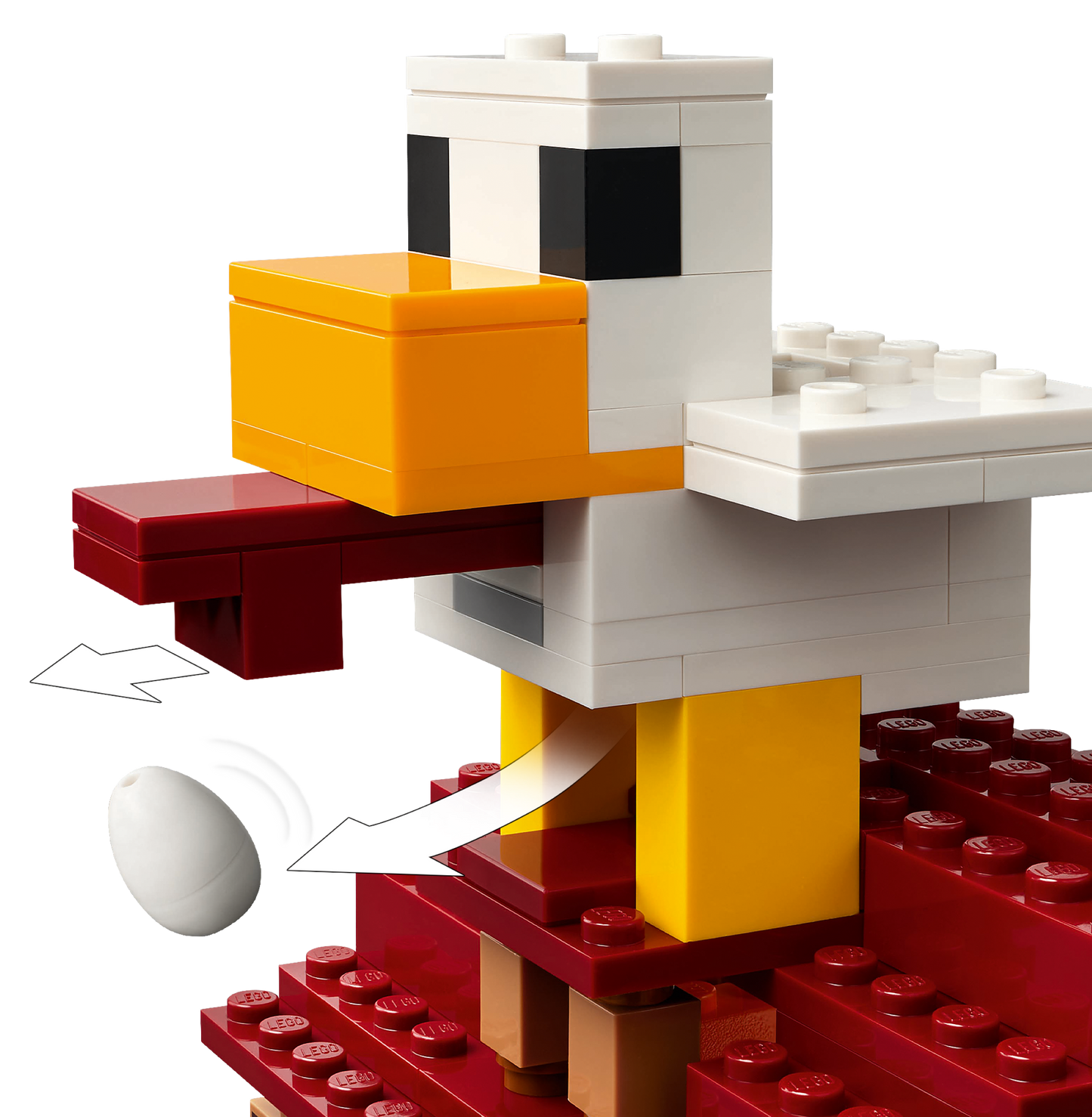 LEGO 21273 Attacco al villaggio del Ghast-pallone
