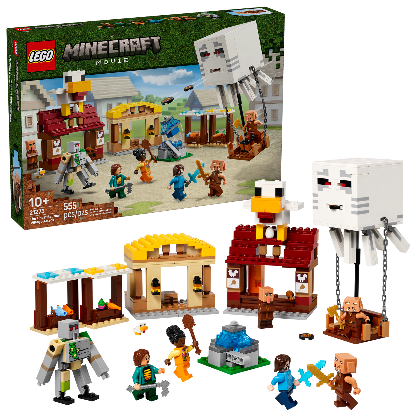 LEGO 21273 Attacco al villaggio del Ghast-pallone