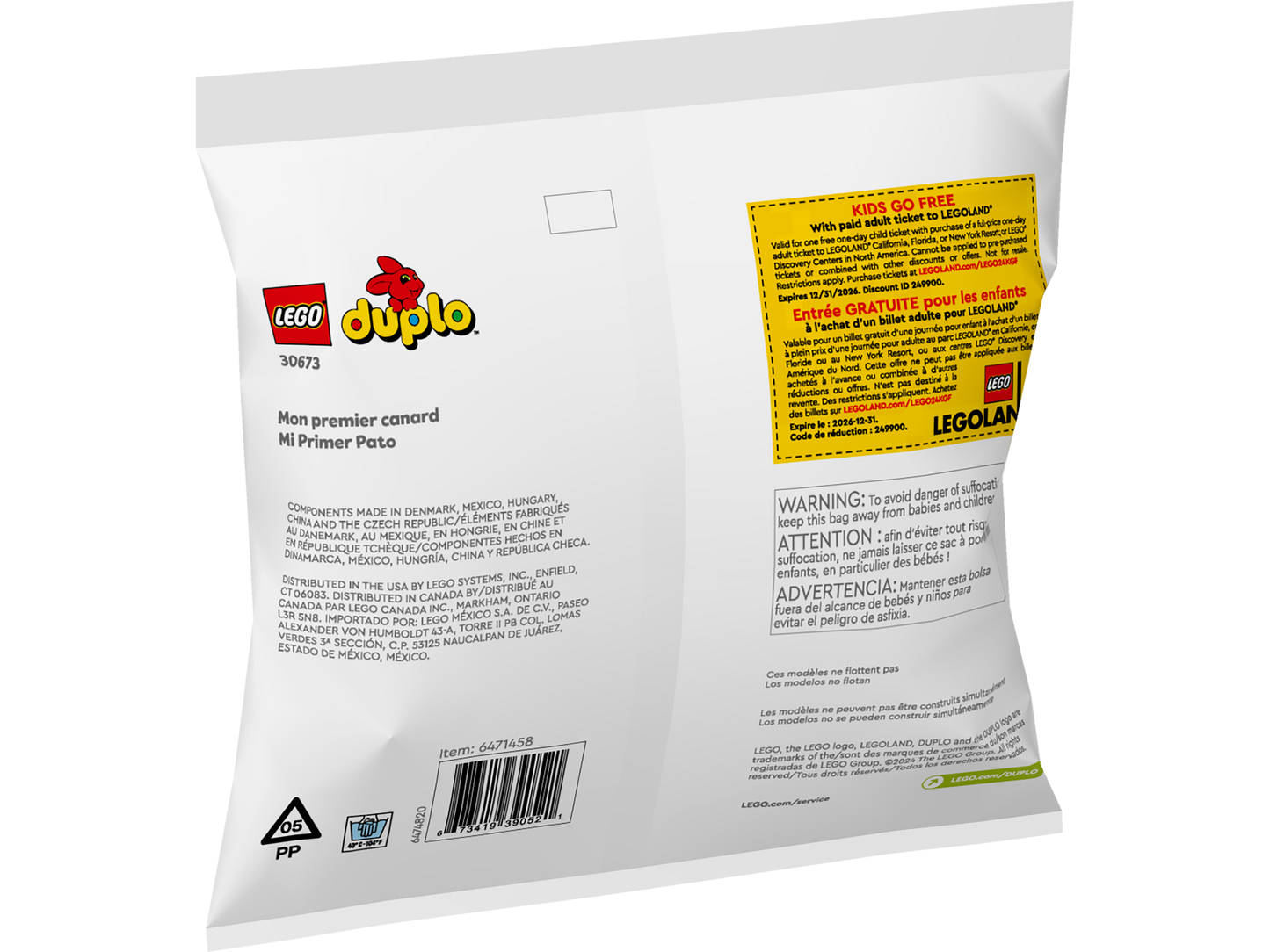 LEGO 30673 La mia prima anatra