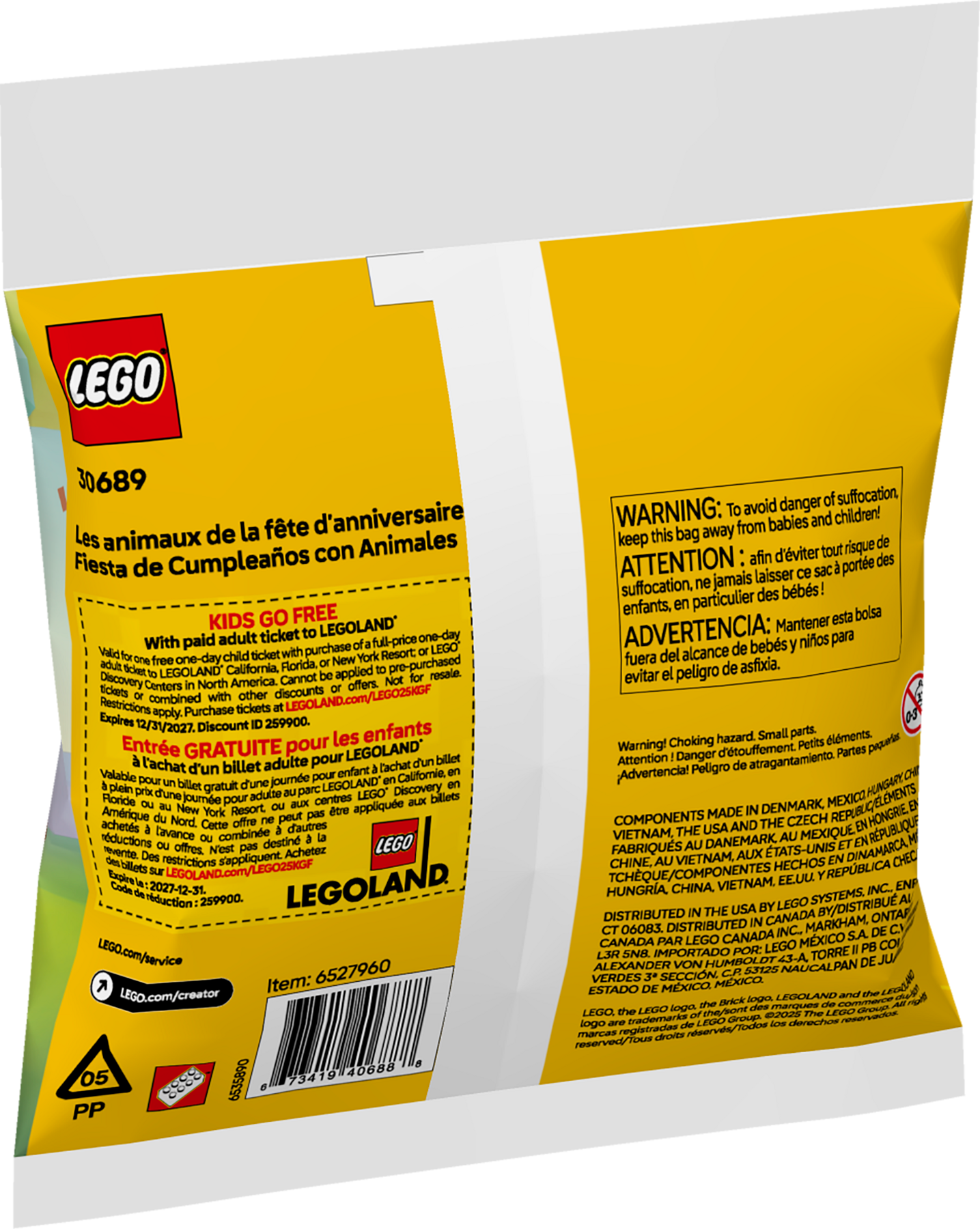 LEGO 30689 Animali della festa di compleanno