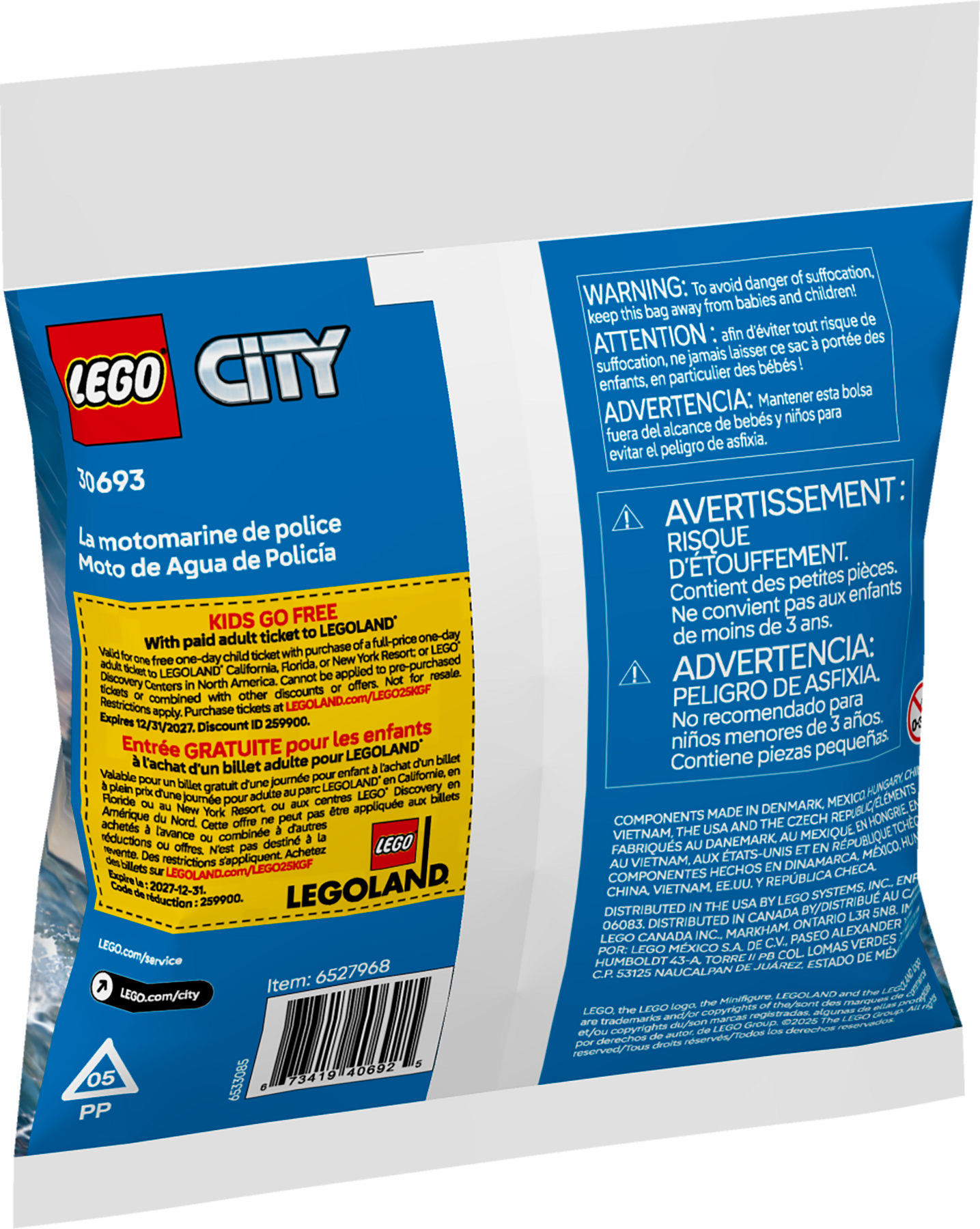 LEGO 30693 Jet ski della polizia