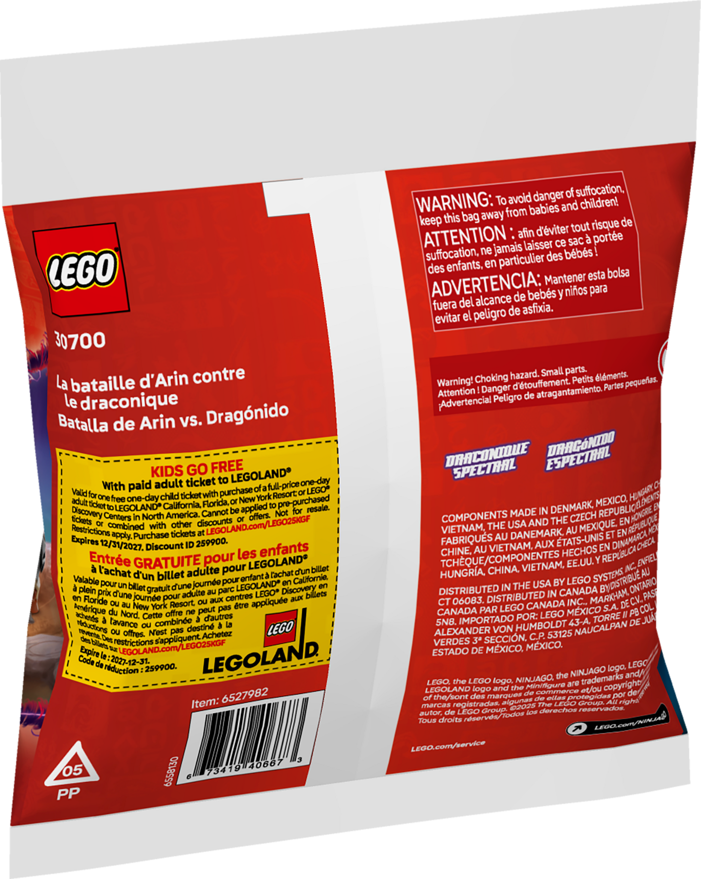 LEGO 30700 Battaglia di Arin vs. Dragoniano