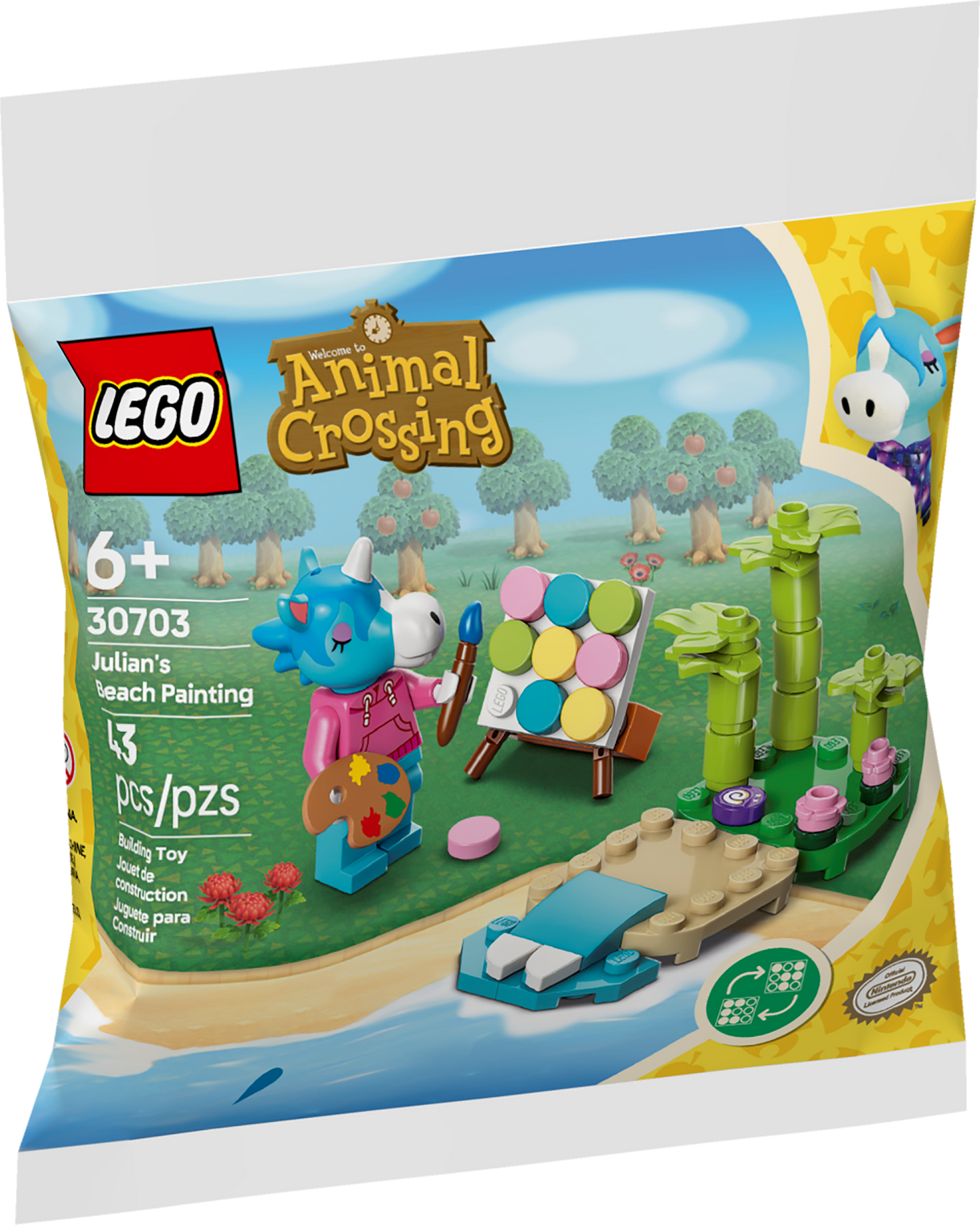 LEGO 30703 Giuliano dipinge sulla spiaggia