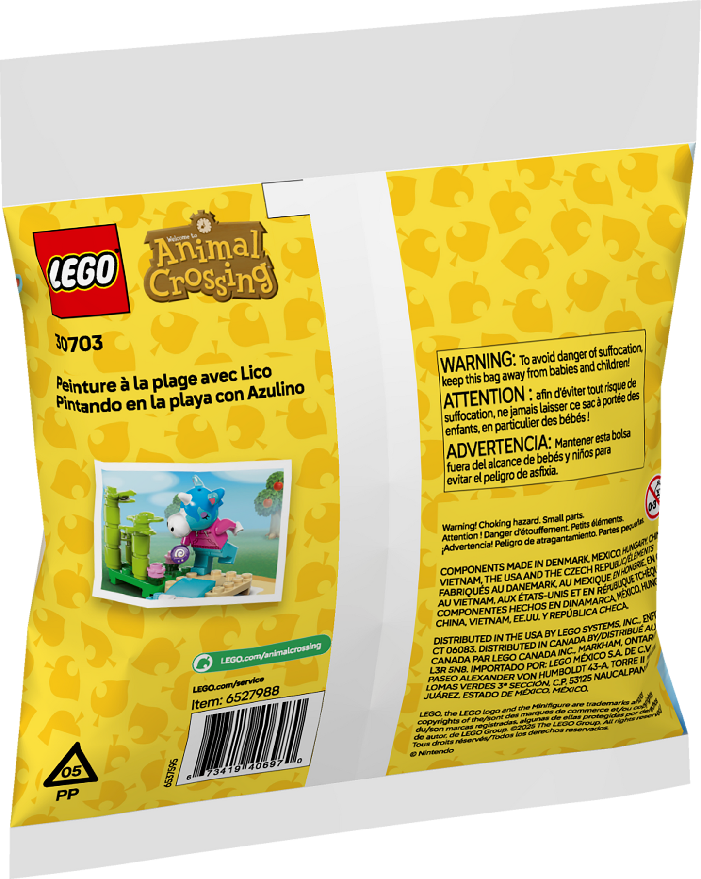 LEGO 30703 Giuliano dipinge sulla spiaggia