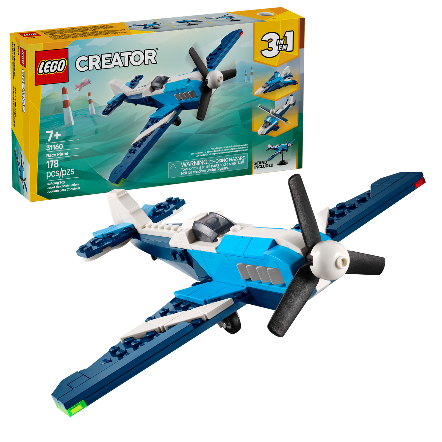 LEGO 31160 Velivolo: aereo da competizione