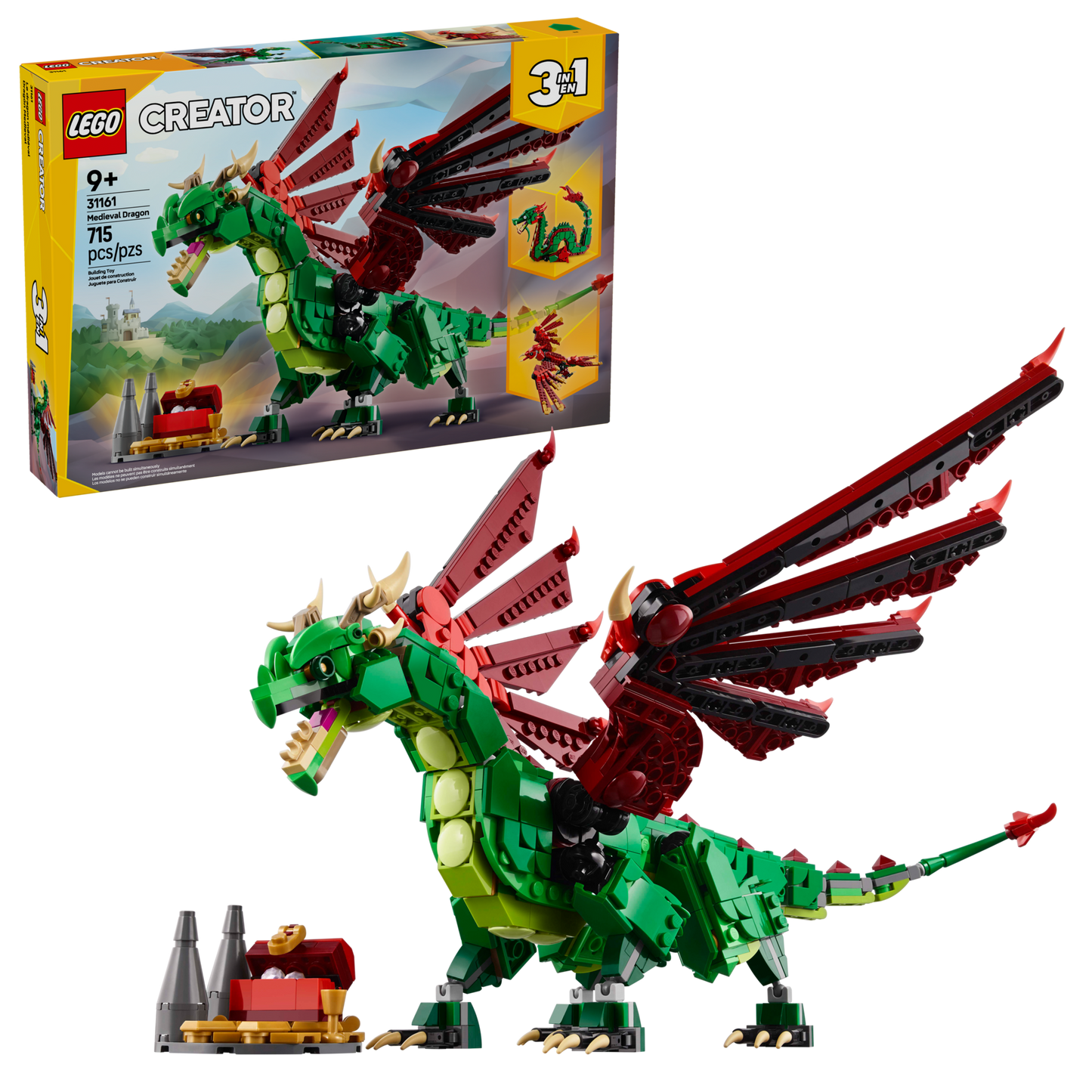 LEGO 31161 Drago medievale