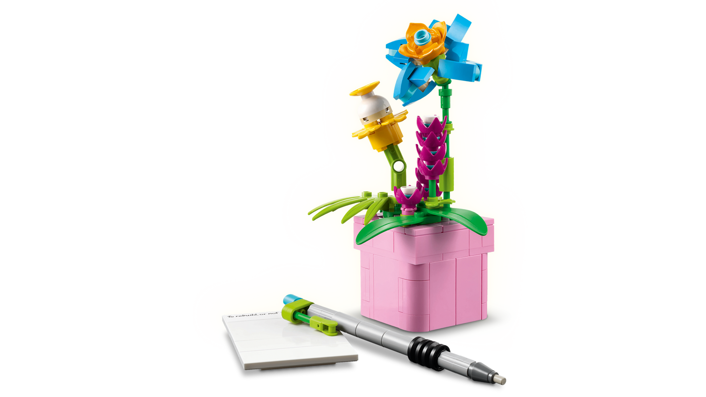LEGO 31169 Macchina da scrivere con fiori