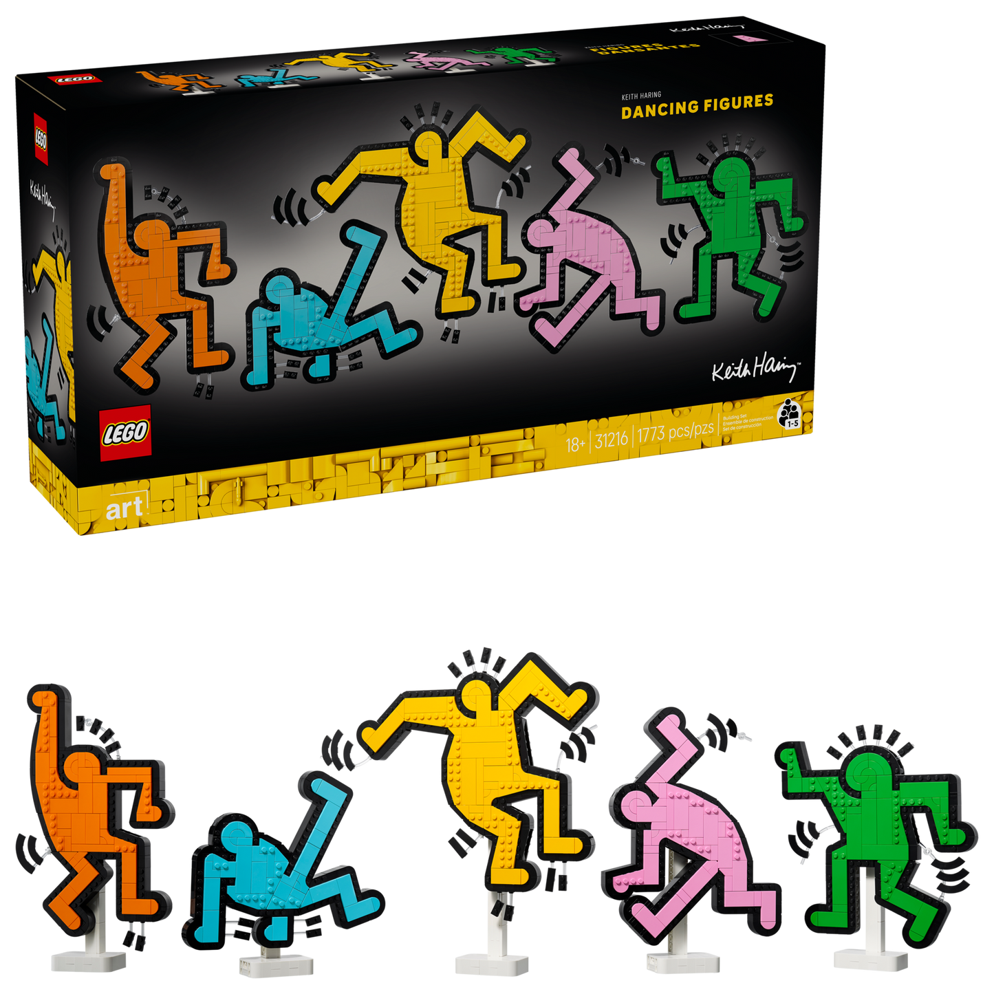 LEGO 31216 Keith Haring – Figure danzanti