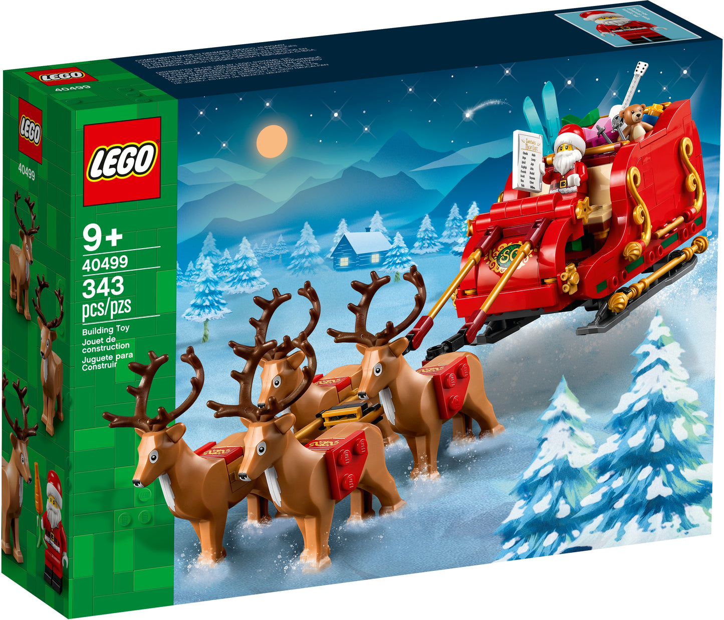 LEGO 40499 La slitta di babbo Natale