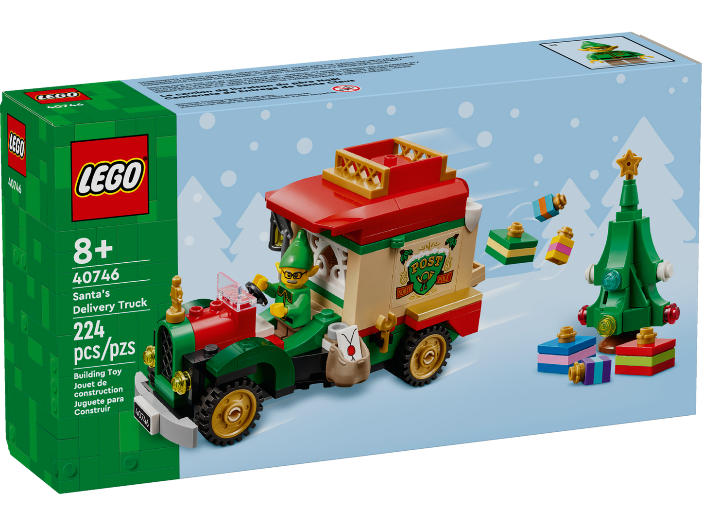LEGO 40746 Furgone delle consegne di Babbo Natale