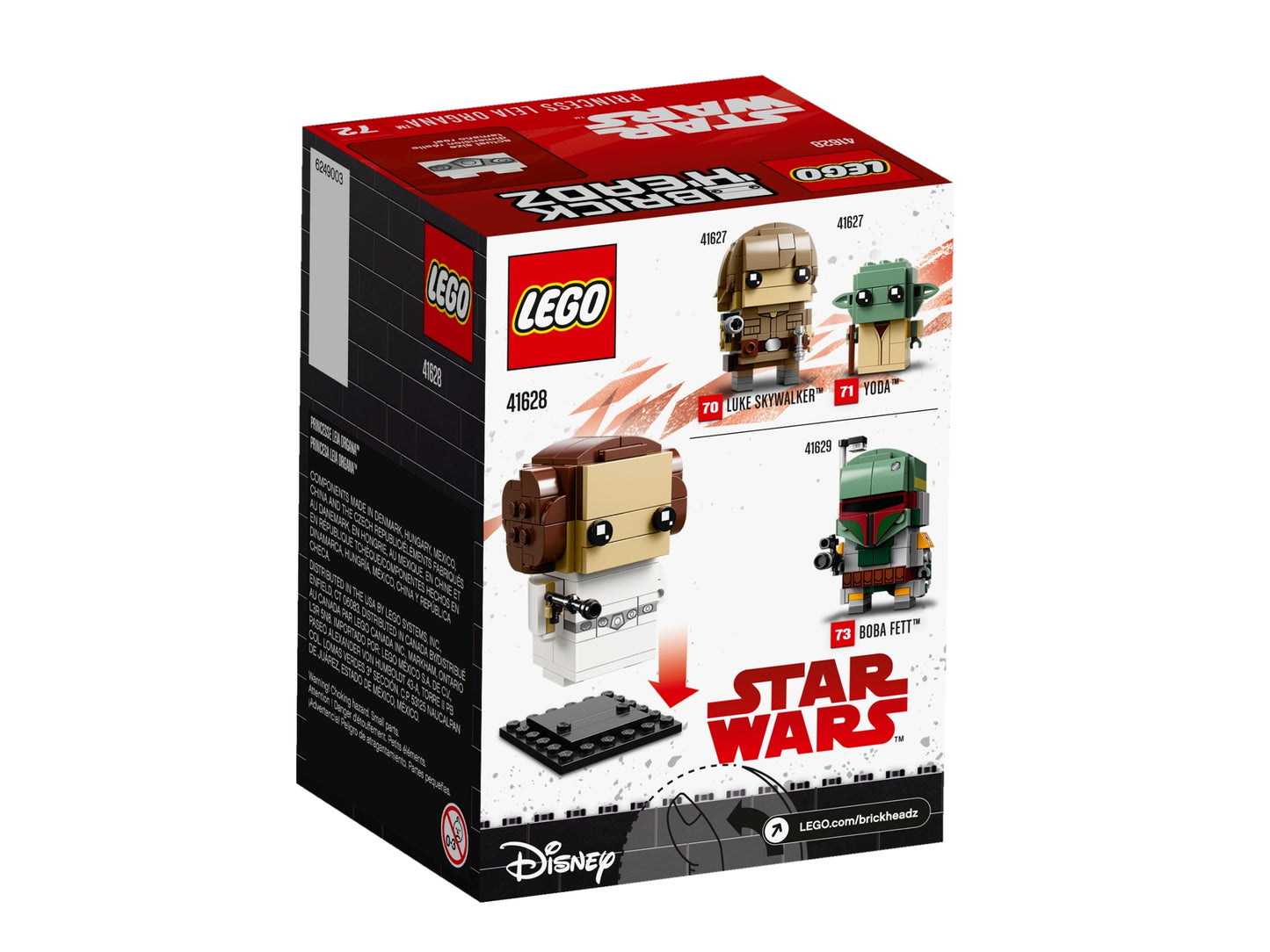 LEGO 41628 BRICKHEADZ Principessa Leia Organa™