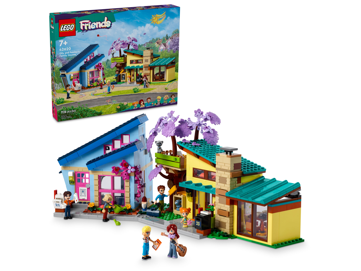 LEGO 42620 Le case di Olly e Paisley