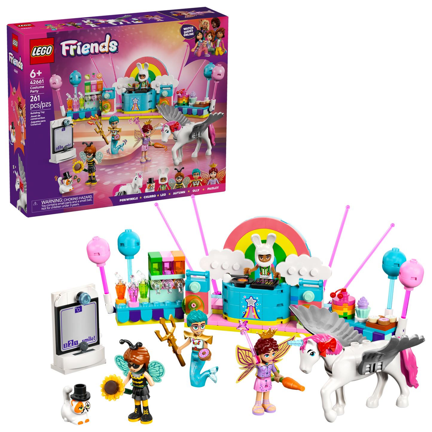 LEGO 42661 Party in costume con unicorno e fatina
