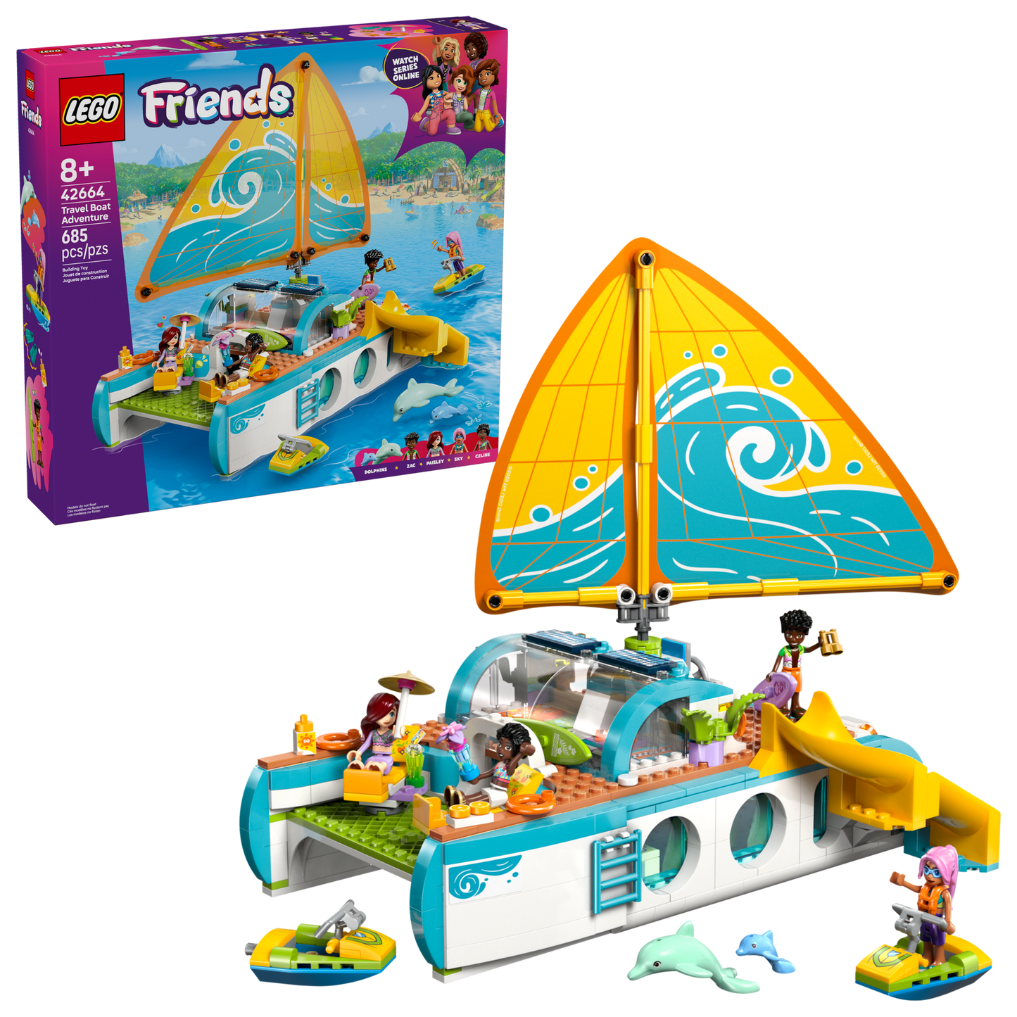 LEGO 42664 Avventura sul catamarano