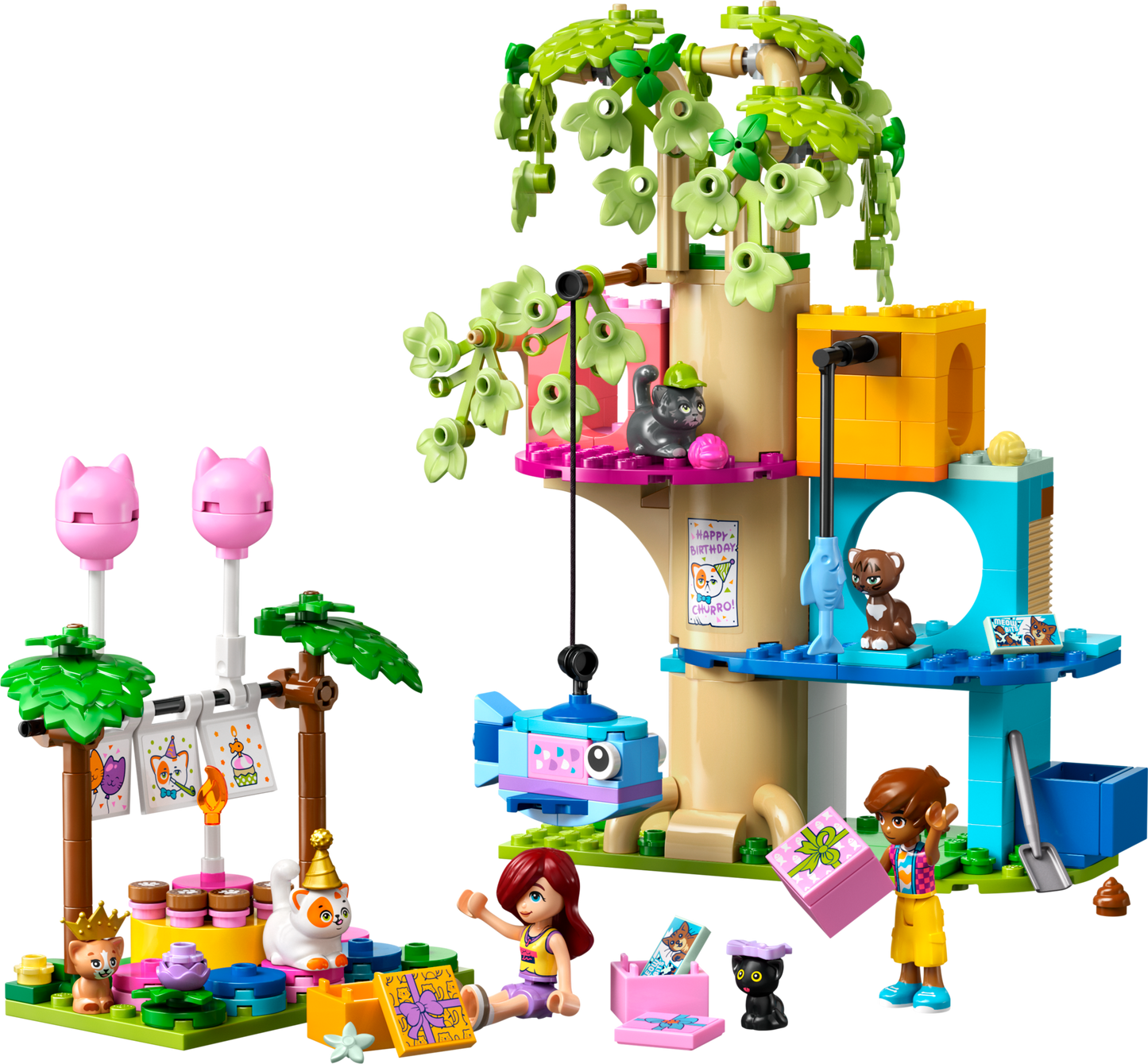 LEGO 42666 Festa di compleanno felina e Casa sull’albero