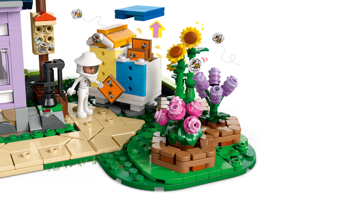 LEGO 42669 Casa degli apicoltori e giardino fiorito