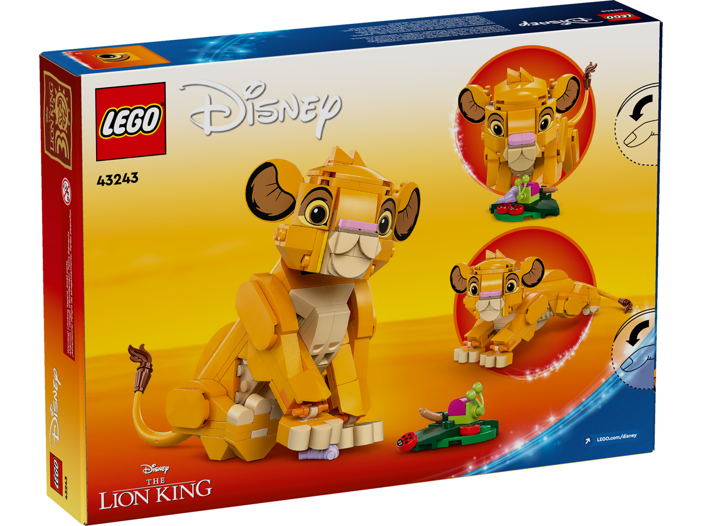 LEGO 43243 Simba, il cucciolo del Re Leone