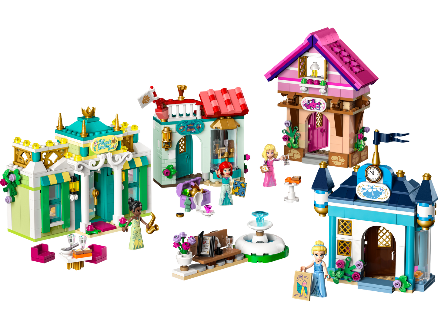 LEGO 43246 Avventura al mercato Principesse Disney