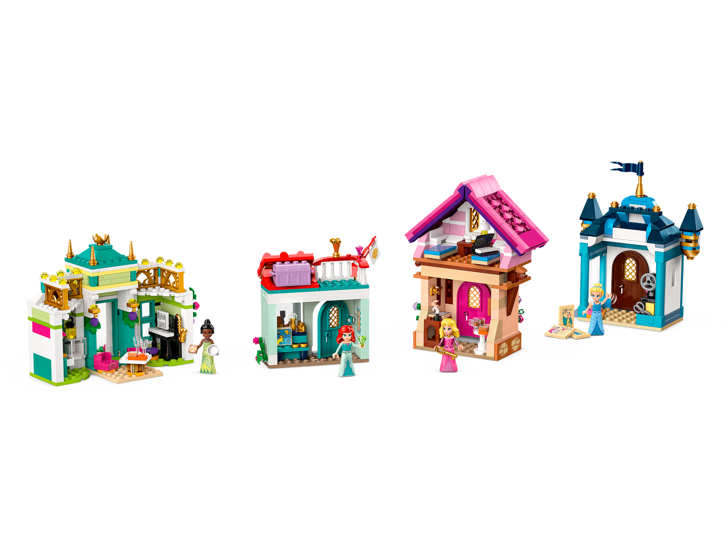 LEGO 43246 Avventura al mercato Principesse Disney