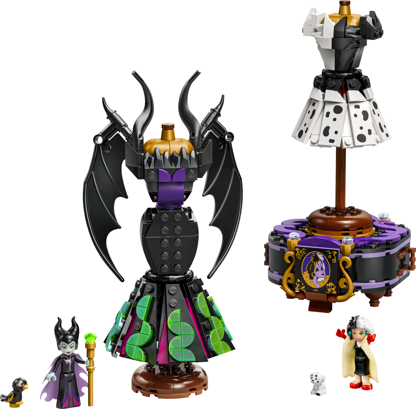 LEGO 43262 Abiti di Malefica e Crudelia De Mon