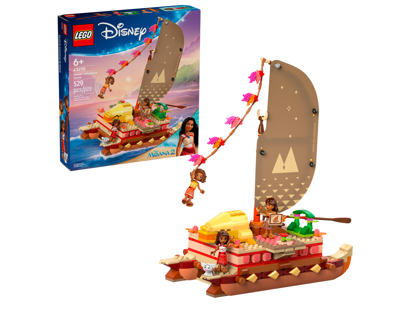 LEGO 43270 La canoa di Vaiana