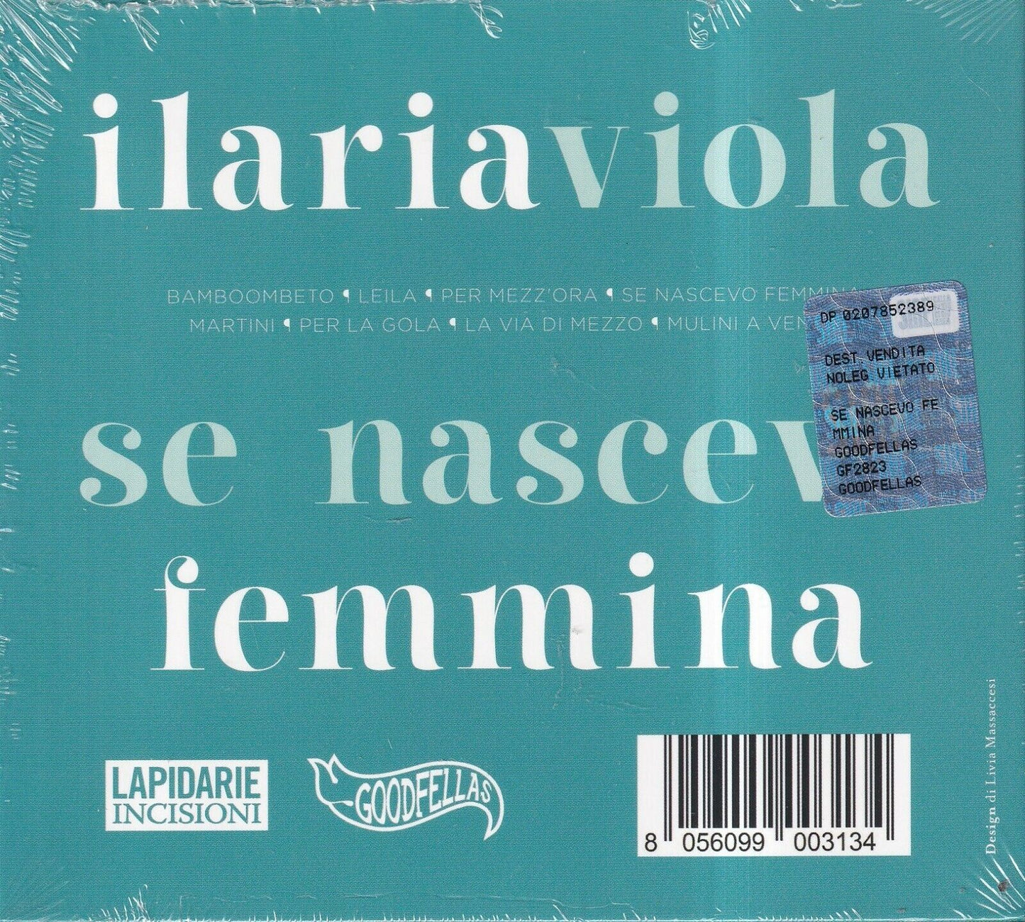 EBOND Ilaria Viola - Se Nascevo Femmina 5015 CD CDS001412