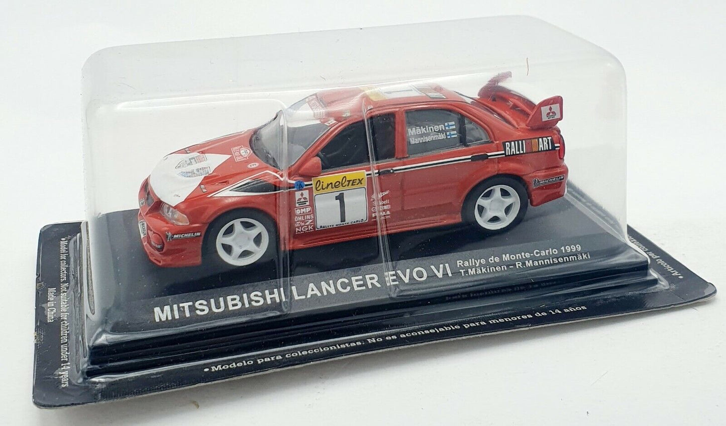 EBOND Mitsubishi Lancer EVO VI - Rallye de Monte-Carlo 1999 - Scala 1:43 0053.