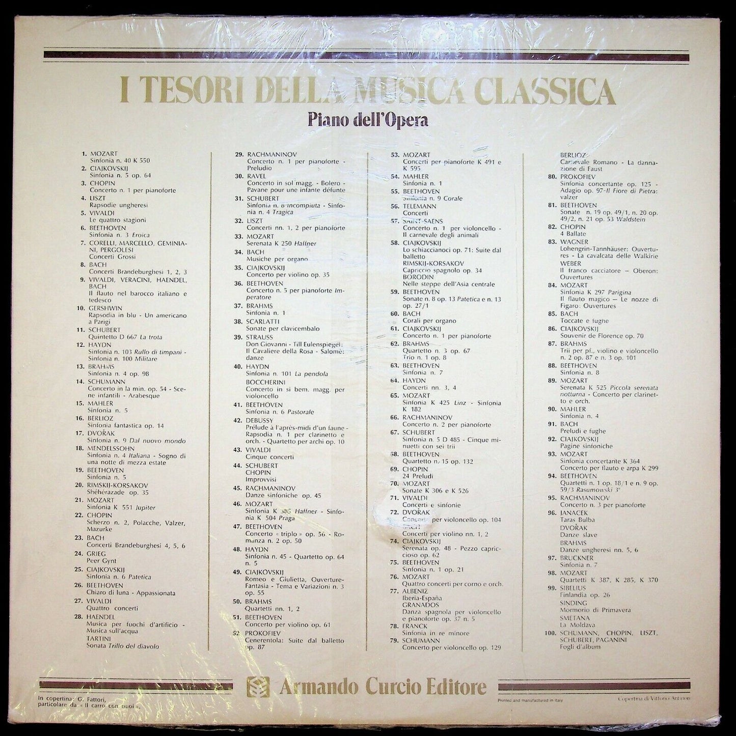 EBOND Janaček Dvořak Brahms Taras Bulba - Danze Slave - Vinile V063142