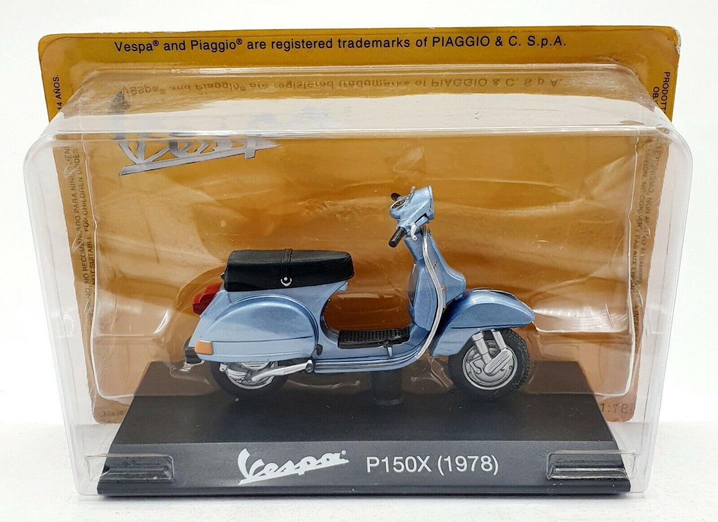 EBOND Moto Vespa Messerschmitt 150 GS - 1961 - Die cast - 1:18 - 0106.