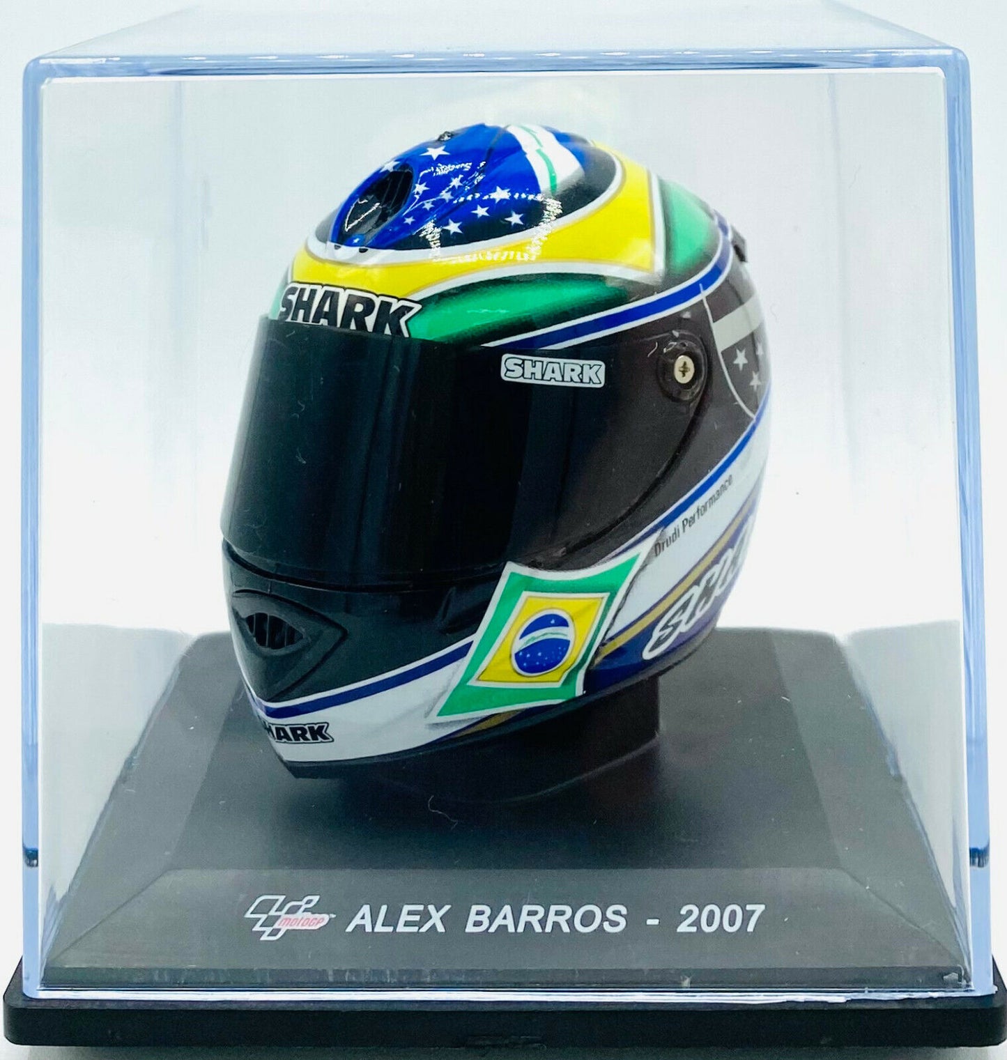 EBOND Moto GP Casco Alex Barros - 2007 - Die Cast - 1:5 - 0212