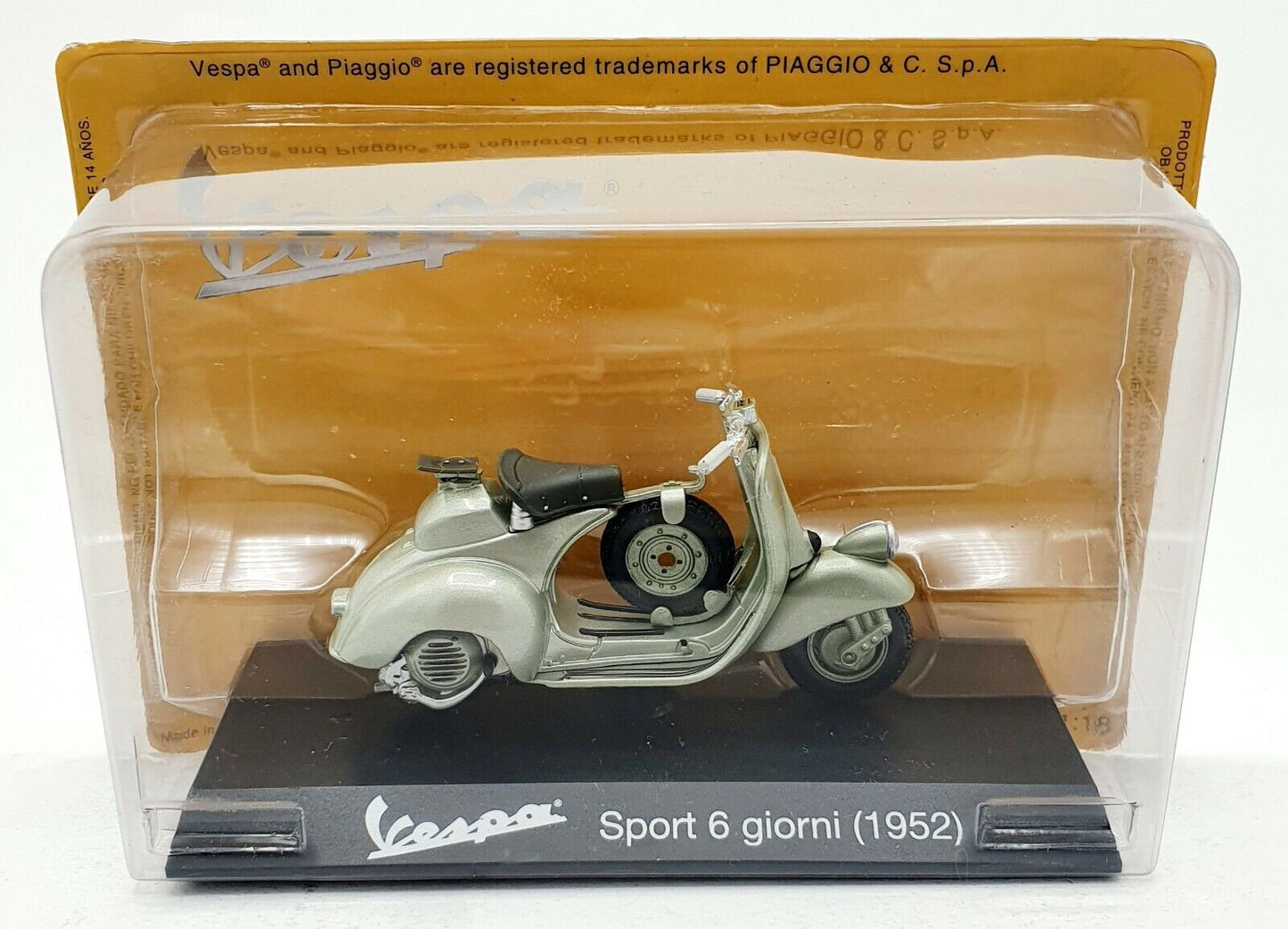 EBOND Moto Vespa Sport 6 giorni - 1952 - Die cast - 1:18 - 0078.