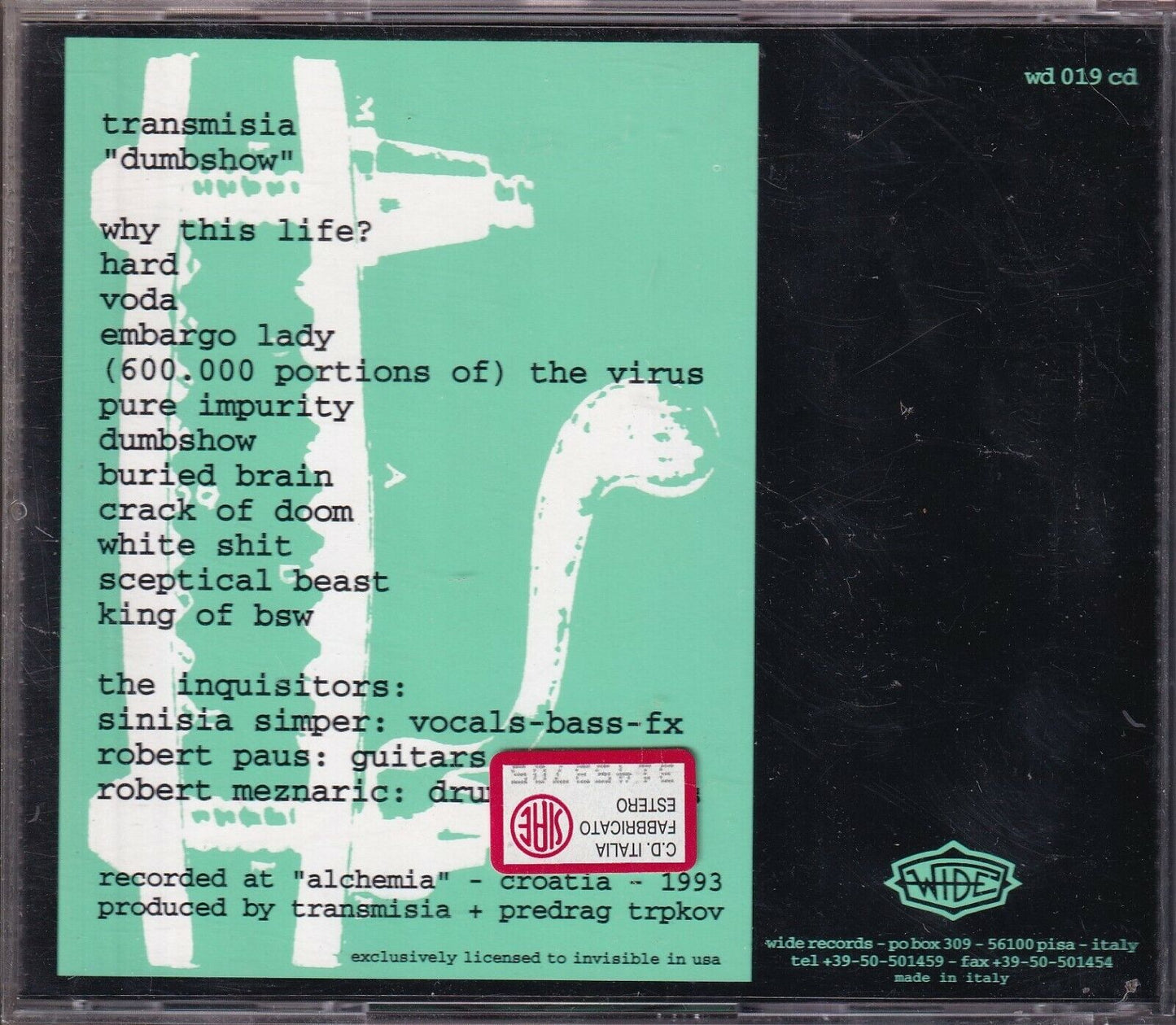 EBOND Transmisia - Dumbshow 5015 CD CDS001400