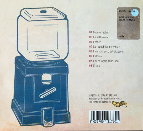 EBOND Franco E La Repubblica Dei Mostri Digipack5013 CD CDS001365