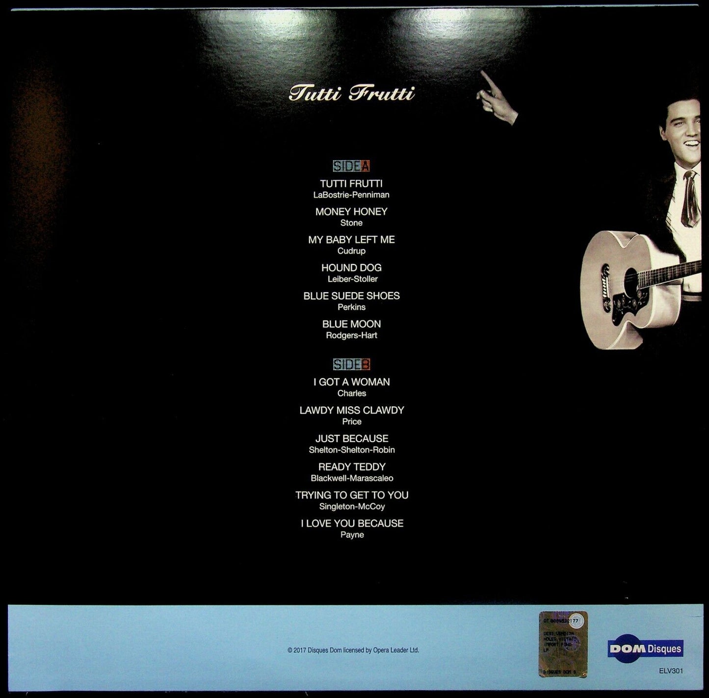 EBOND Elvis Presley - Tutti Frutti Vinile VS001011