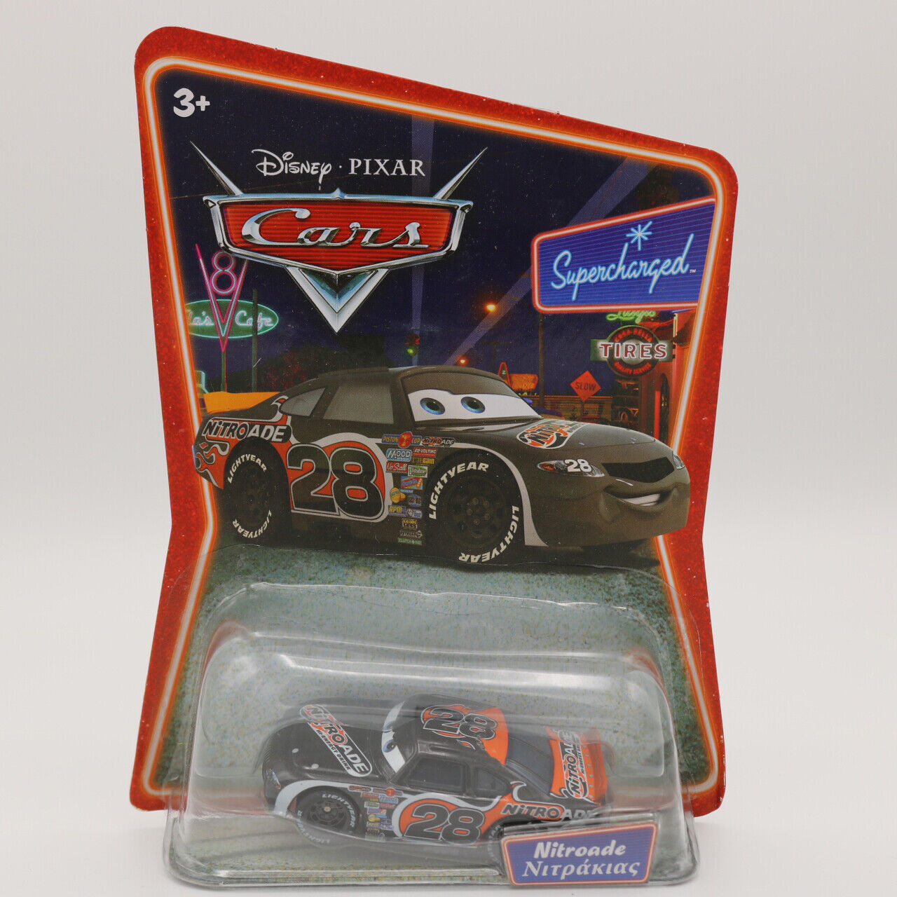 EBOND Nitroade n.28 - Supercharged - Cars - Die cast Scala 1:55 - Disney Pixar- 1V