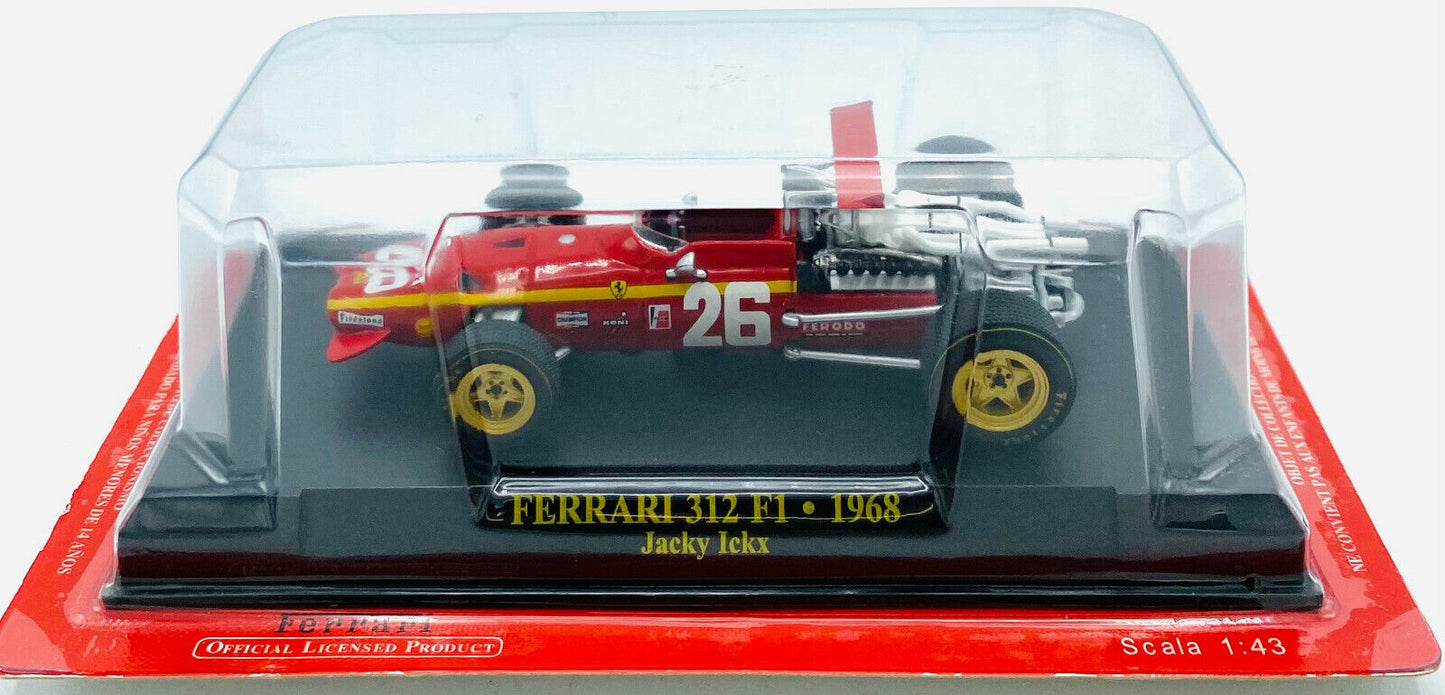 EBOND Ferrari 312 F1 - Jacky Ickx - 1968 - Die Cast - 1:43 - 0211