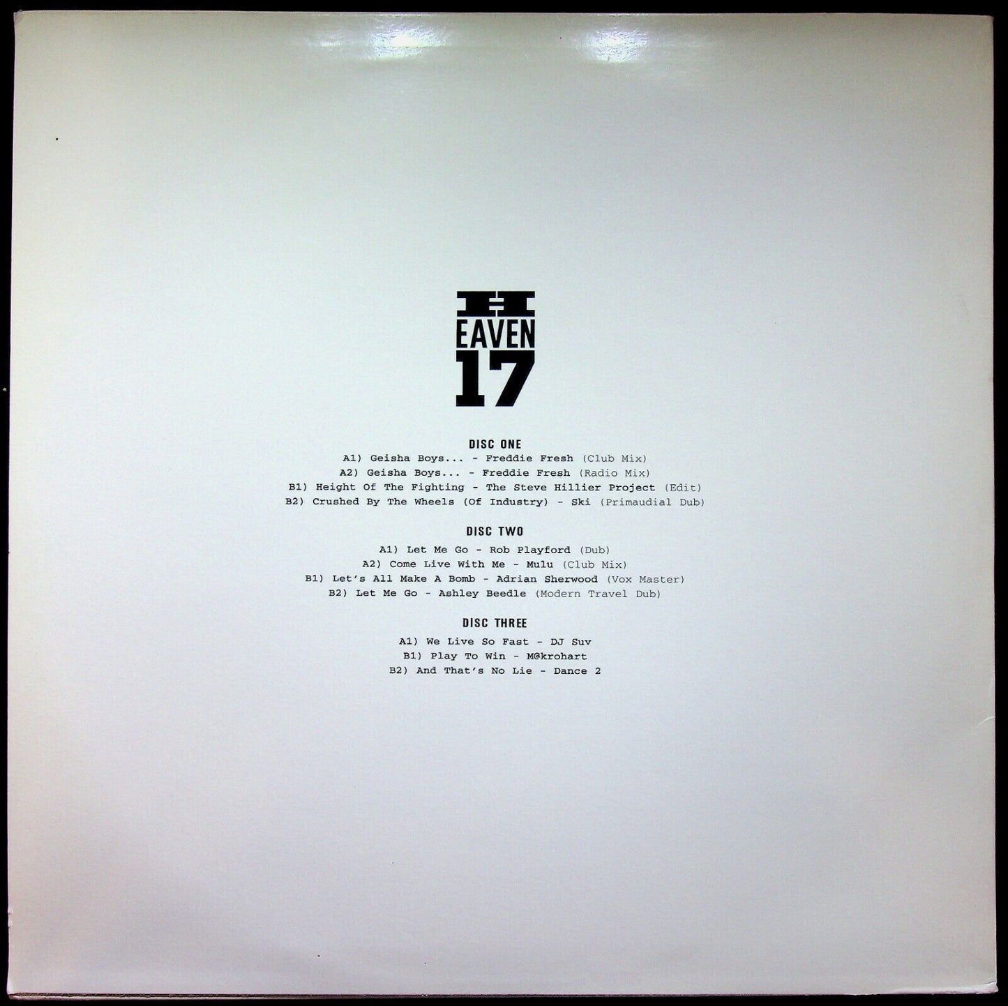 EBOND Heaven 17 - Retox / Detox Vinile V058018