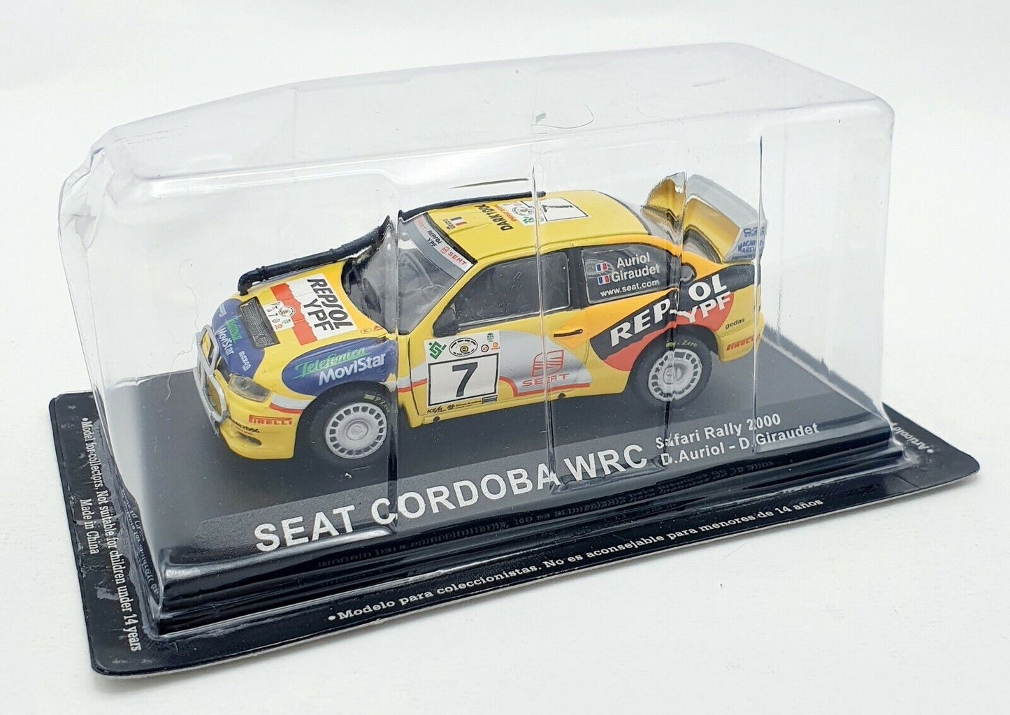 EBOND Seat Cordoba WRC Safari Rally 2000 DAuriol - DGiraudet - 1:43 0051