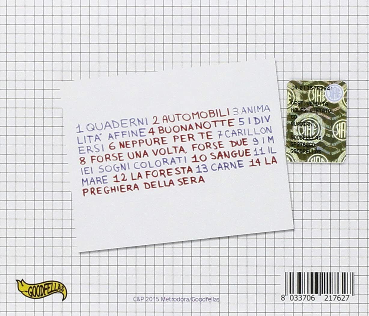 EBOND Metrodora - Quaderni5013 CD CDS001364